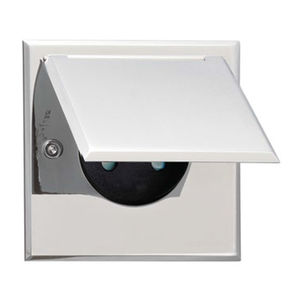 wandmontierte Steckdose / Messing / modern / wasserdichter