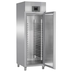 Profi-Gefrierschrank / grau / Edelstahl