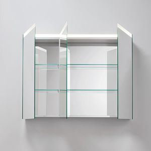 Badezimmerschrank mit Spiegel / mit integrierter Beleuchtung