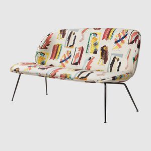 modernes Sofa / Stoff / 2 Plätze