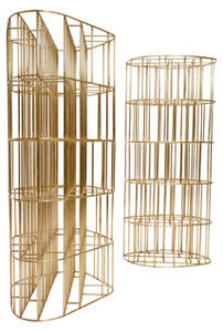 Bibliothek / originelles Design / Messing
