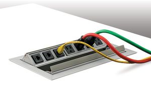 Computersteckdose / elektrisch / multipel / Unterputz