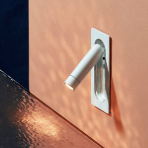 moderne Wandleuchte / Aluminium / LED / Rohr