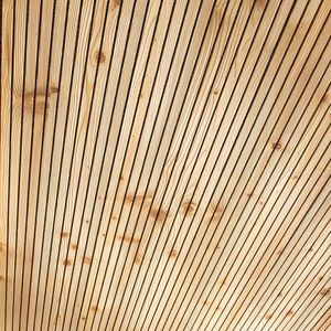 Akustikplatte für Innenausbau / für Decken / Holz / Dekor