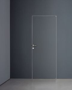 Tür für Innenbereich / einflügelig / Holz / Glas