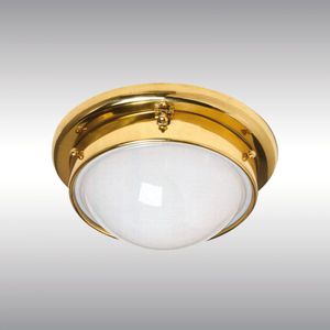 klassische Deckenleuchte / rund / Glas / geblasenes Glas