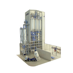 festinstallierte Betonmischanlage 1