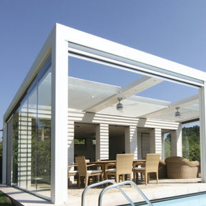 angebaute Pergola