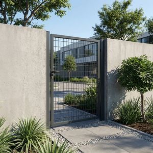 Gartentor / galvanisiertem Stahl