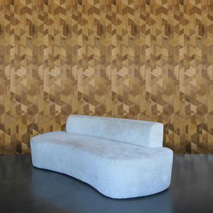 halbrundes Sofa