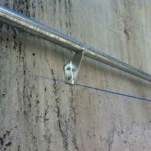 Handlauf / galvanisiertem Stahl