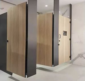 Kompaktlaminat-Urinaltrennwand 1