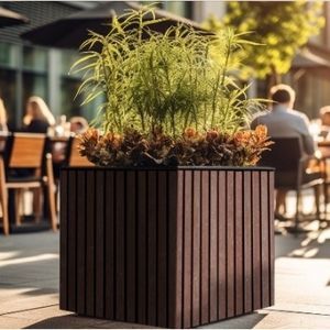 Recyclingkunststoff-Pflanzkübel 1