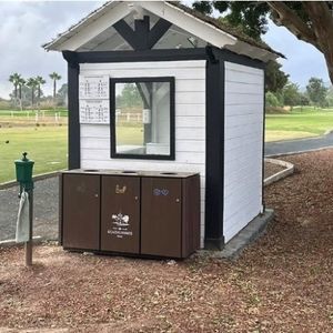 Überdachung für Müllcontainer 1