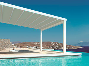 angebaute Pergola