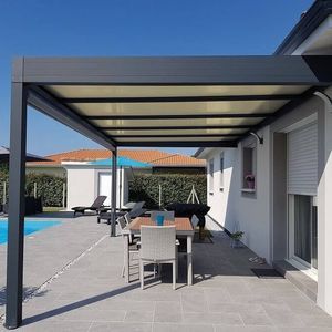 angebaute Pergola