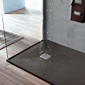 rechteckige Duschwanne / zum Aufstellen / aus Corian® / extraflach
