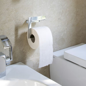 wandmontierter WC-Rollenhalter / Edelstahl / für Privatgebrauch