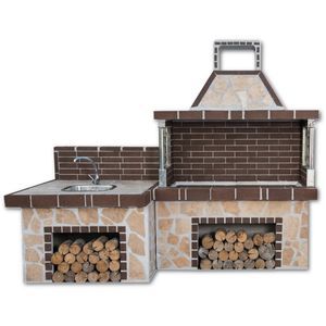 Holz-Gartengrill 1