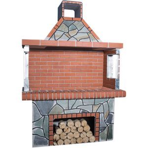 Holz-Gartengrill 1