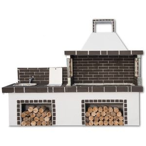 Holz-Gartengrill 1