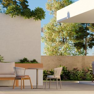 moderner Gartenstuhl