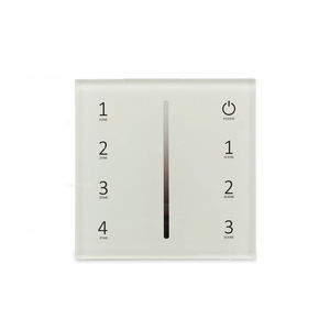 wandmontierter Dimmer auf DIN-Schiene