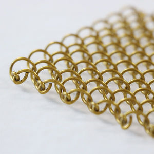 goldenes Metall-Geflecht