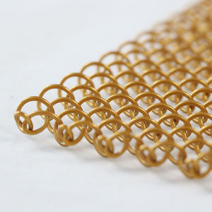 goldenes Metall-Geflecht