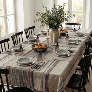Leinen-Tischdecke