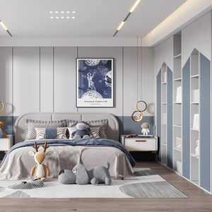 graues Kinderzimmer