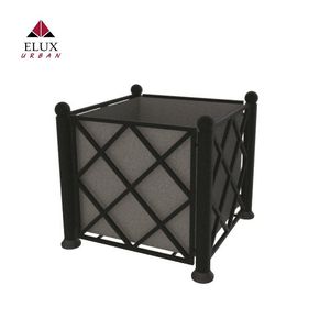 Pflanzkübel für Orangerie / galvanisiertem Stahl