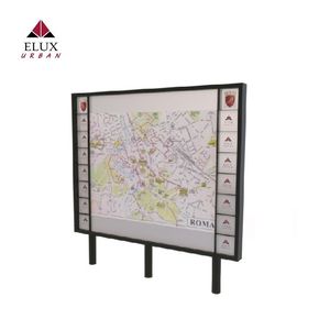bodenstehende Reklametafel