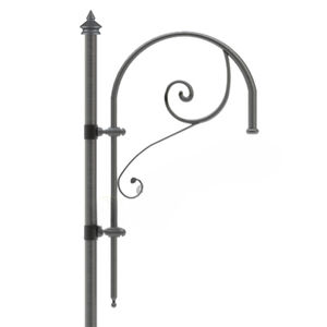 Tragarm für Straßenlaternenpfähle / galvanisiertes Eisen