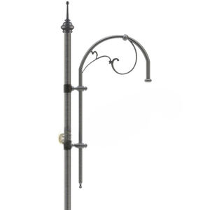 Tragarm für Straßenlaternenpfähle / galvanisiertes Eisen