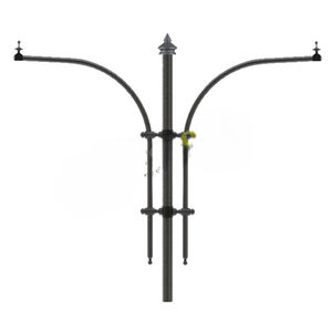 Tragarm für Straßenlaternenpfähle / galvanisiertes Eisen