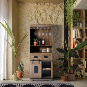 Holz-Flaschenhalter