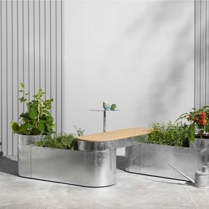 Pflanzkübel / galvanisiertem Stahl 1