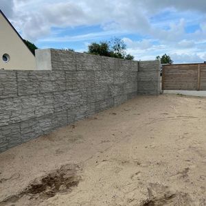 Stahlbetonmauer 1