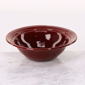 Salatschüssel / emaillierte Keramik