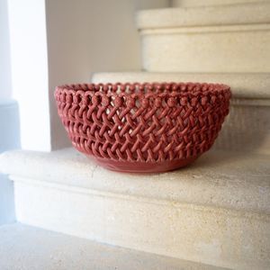 Brotkasten / emaillierte Keramik