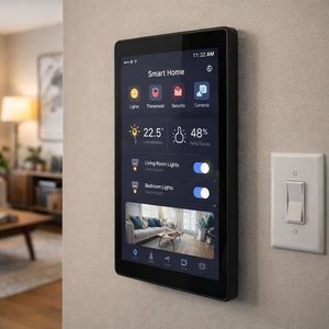 Touchscreen für Hausautomationssystem