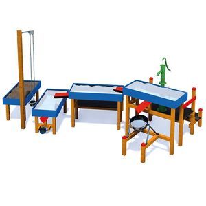 Sand- und Wasserspielset / Holz