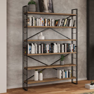 Industriedesign-Bücherregal