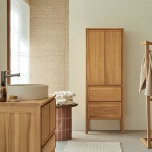 Säulenschrank für Badezimmer 1