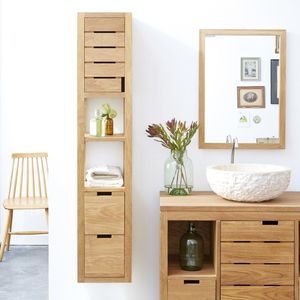 Säulenschrank für Badezimmer