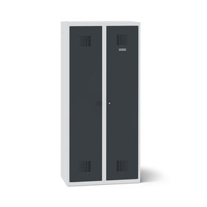 Garderobenschrank / pulverbeschichteter Stahl