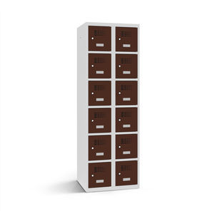 Garderobenschrank / pulverbeschichteter Stahl