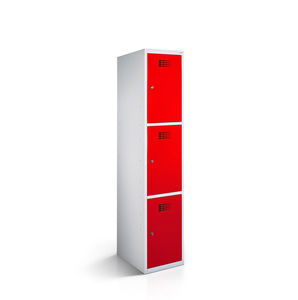 Garderobenschrank / pulverbeschichteter Stahl 1