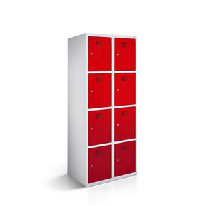 Garderobenschrank / pulverbeschichteter Stahl